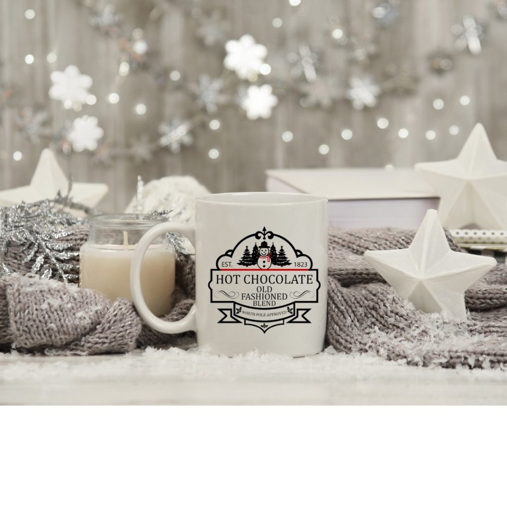 OLD FASHION HOT CHOCOLATE CERAMIC 12 OZ MUG